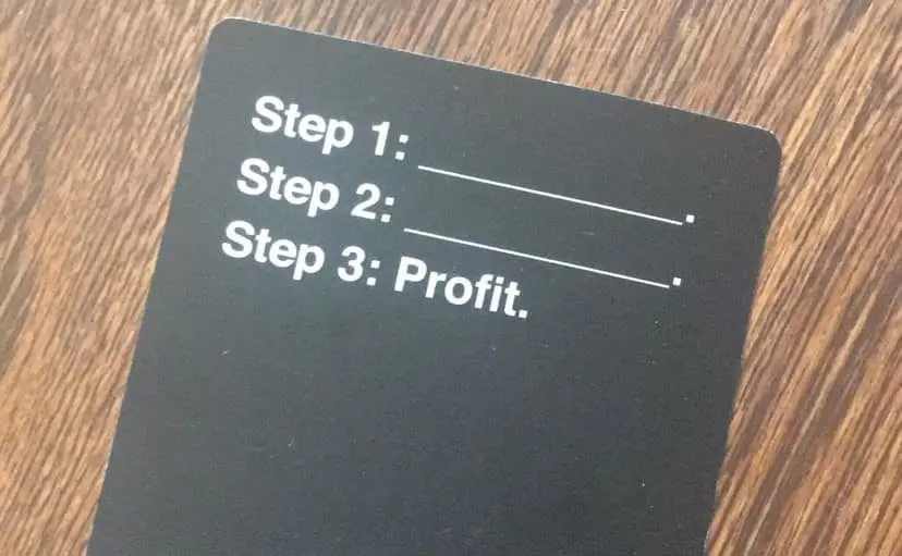 Step 1/2/3 - Profit