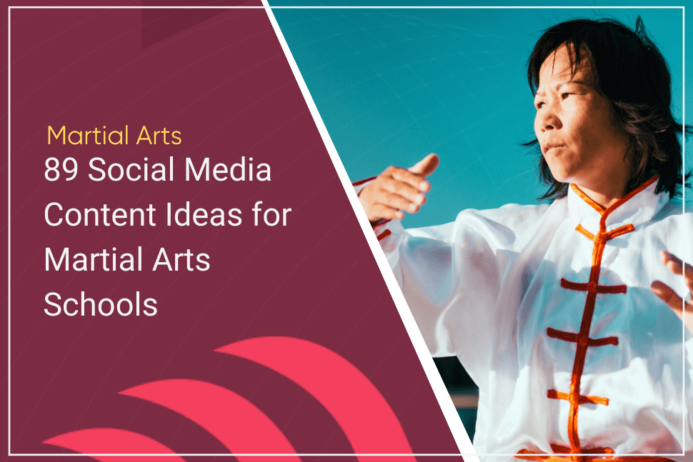 martial arts social media content ideas
